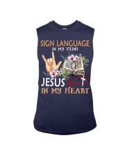 SIGN LANGUAGE Sleeveless Tee tile