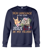 SIGN LANGUAGE Crewneck Sweatshirt tile