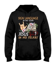 SIGN LANGUAGE Hooded Sweatshirt tile