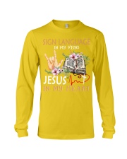 SIGN LANGUAGE Long Sleeve Tee tile