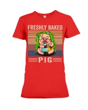 Freshly Baked Pig Premium Fit Ladies Tee tile
