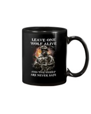 Veteran Leave one wolf alive Mug tile
