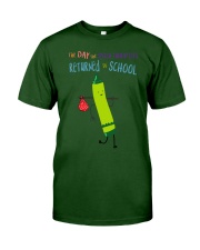 Speech Therapists Crayon Green Pea Classic T-Shirt tile