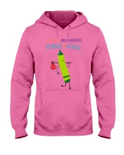 Speech Therapists Crayon Green Pea Hooded Sweatshirt tile