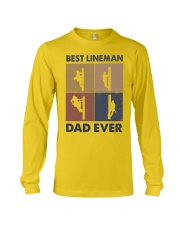 Best Lineman Dad Ever Long Sleeve Tee tile