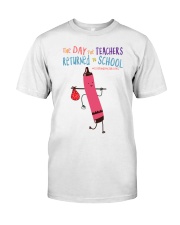 Nhq97 Teacher Red Classic T-Shirt front