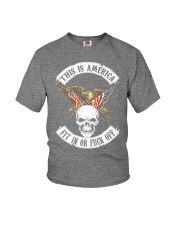This is America Fit in or f'ck off Youth T-Shirt tile