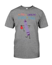 Librarian Crayon Purple Premium Fit Mens Tee tile