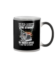 Trucker The devil whisper Color Changing Mug tile