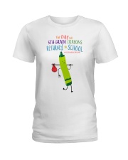 5th Grade Crayon Green Ladies T-Shirt tile