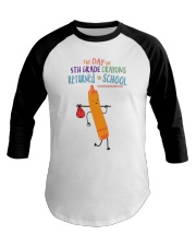5th Grade Crayon Orange Baseball Tee tile