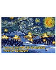 Skiing Passion 36x24 Poster front
