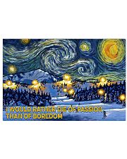 Skiing Passion Horizontal Poster tile