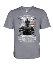 I'm getting too old V-Neck T-Shirt tile