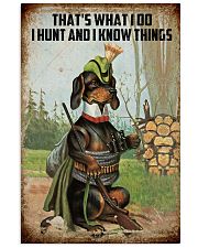 That's what I do I hunt and I know things 11x17 Poster front