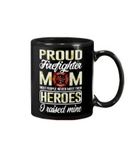 Proud Firefighter Mom Mug tile