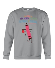5th Grade Crayon Red Crewneck Sweatshirt tile