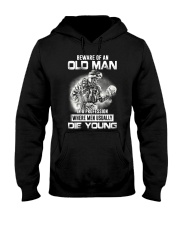 Beware of an old man Hooded Sweatshirt tile