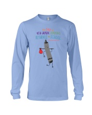 4th Grade Crayon Black Long Sleeve Tee tile