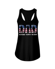 Veteran DAD Ladies Flowy Tank tile