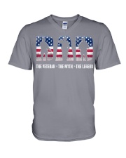 Veteran DAD V-Neck T-Shirt tile