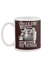 I TRUCK LIKE LIGHTNING Mug tile