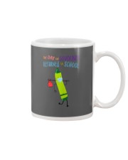 Students Crayon Mask Green Pea Mug tile