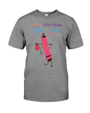 Science Teacher Crayon Red Premium Fit Mens Tee tile