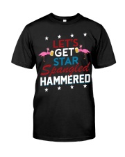 Flamingo Let's get star spangled Classic T-Shirt front