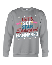 Flamingo Let's get star spangled Crewneck Sweatshirt tile