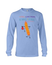 Science Teacher Crayon Orange Long Sleeve Tee tile