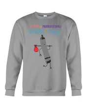 Paraprofessional Crayon Black Crewneck Sweatshirt tile