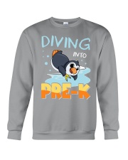Back to school Diving into Pre-K Crewneck Sweatshirt tile