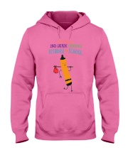 2nd Grade Crayon Orange Hooded Sweatshirt tile