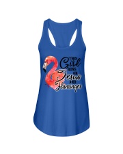 Flamingo and Jesus Ladies Flowy Tank tile