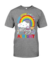 Teacher Every little thing is gonna be ok Premium Fit Mens Tee tile