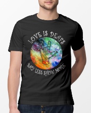 Say less show more Classic T-Shirt lifestyle-mens-crewneck-front-13
