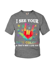 I see your true colors Youth T-Shirt tile