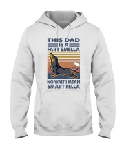 Dachshund Fart Smella Smart Fella Hooded Sweatshirt tile