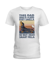 Dachshund Fart Smella Smart Fella Ladies T-Shirt tile