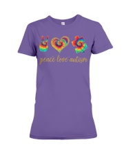 Peace Love Autism Premium Fit Ladies Tee tile