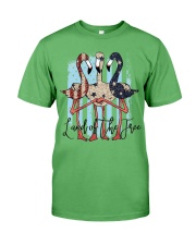 Flamingoes Land of the Premium Fit Mens Tee tile