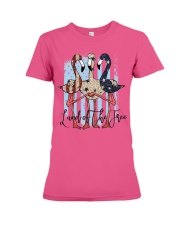 Flamingoes Land of the Premium Fit Ladies Tee tile