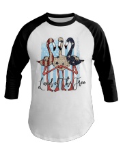 Flamingoes Land of the Baseball Tee tile