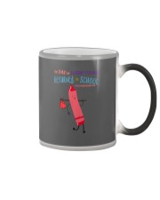 History Teacher Crayon Pink Color Changing Mug tile