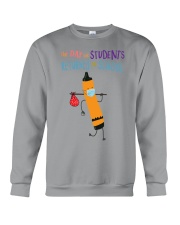 Students Crayon Mask Orange Crewneck Sweatshirt tile