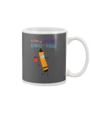 Students Crayon Mask Orange Mug tile