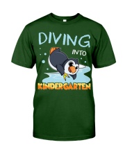 Back to school Diving into Kindergarten Classic T-Shirt tile