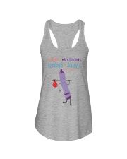 Math Teacher Crayon Purple Ladies Flowy Tank tile