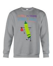 PE Teacher Crayon Green Crewneck Sweatshirt tile